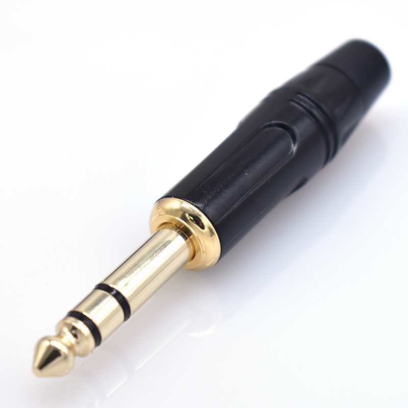 6.3 jack with gold-plated zinc alloy jacket (welding wire type)