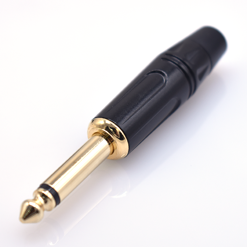 6.3 jack with gold-plated zinc alloy jacket (welding wire type)