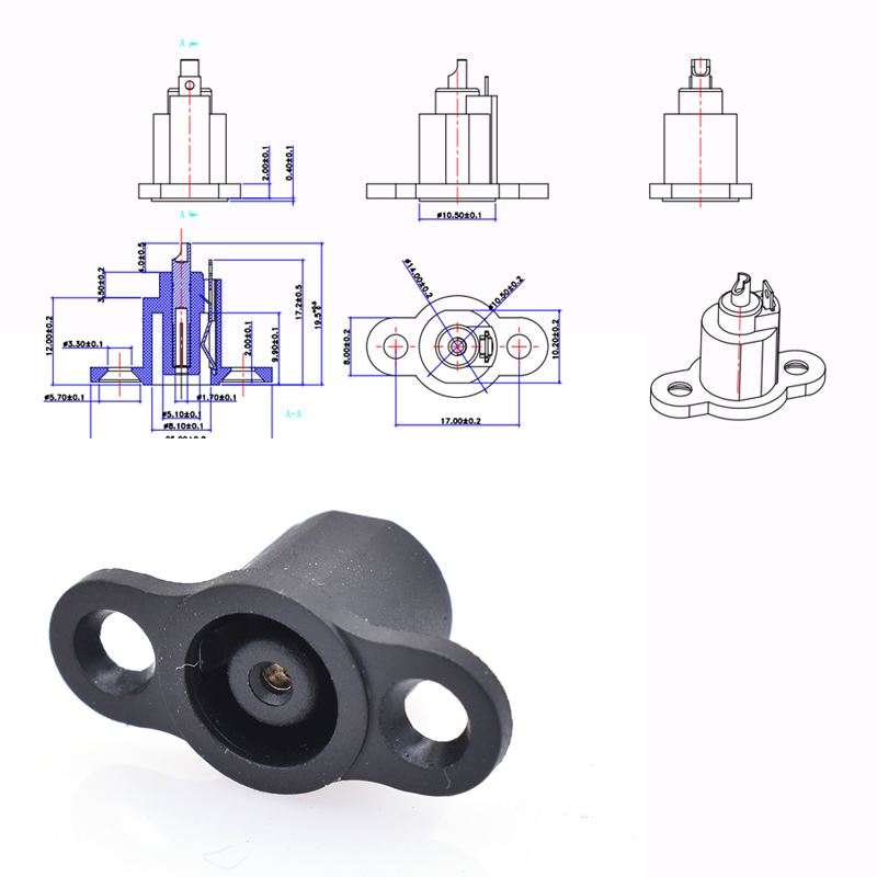 8.0*1.6mm DC Power jack 