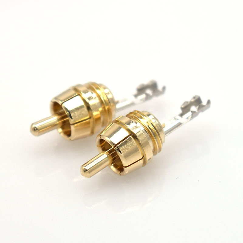 RCA connector - gold-plated plug